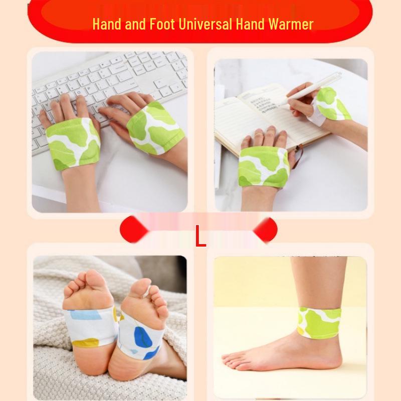 Self-Heating Wearable Hand and Foot Warmer Patch - Perfect for Students and Office Use