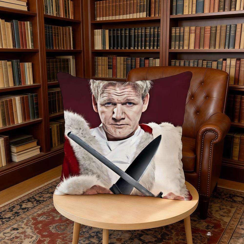 

Chef Funny G-Gordon Ramsay cushion cover Home Office Birthday Anniversary Gifts Soft Skin Friendly Cushion Cover 30cmx30cm