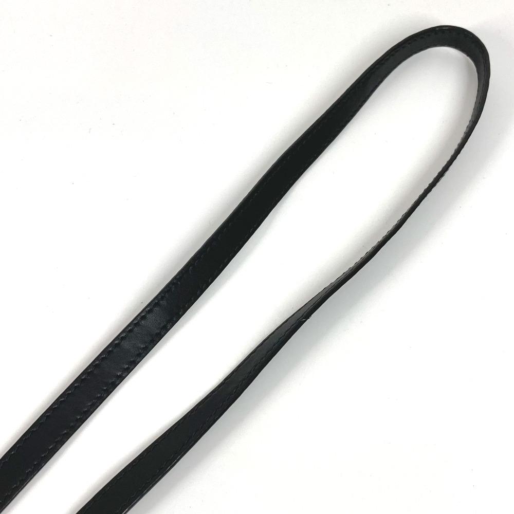 VALENTION VLTN Logo Neck strap Wallet Coin Case Purse Bifold Wallet Black