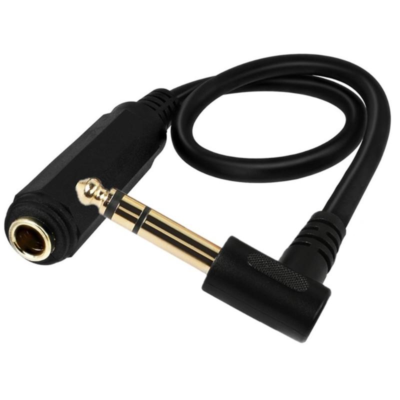 

6.5mm to 6.3SP Stereo Extension Cord 2 Channel Extender For Electric Guitars Amplifiers, Speakers 1