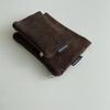 Brown corduroy pouch