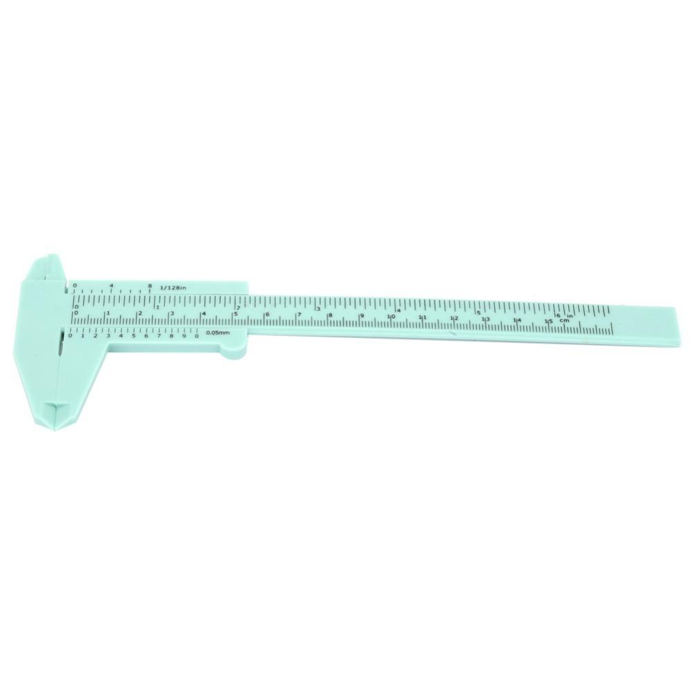 0.5mm Accuracy Double Scale Measuring Tool Plastic Precision Measuring Tool For Students