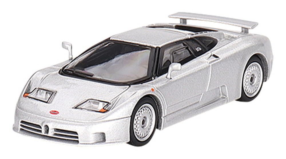 MINI GT Bugatti EB110 GT Grigio Chiaro Finished Product 1/64 (Left-Hand Drive)