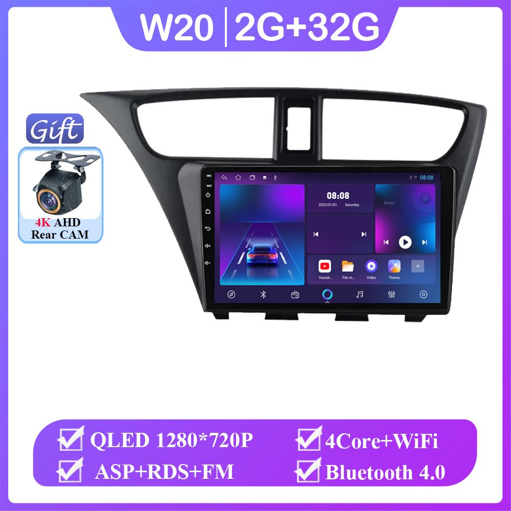 

Android 14 For Honda CIVIC LHD Hatchback 2012 - 2017 Auto Carplay WIFI GPS Navigation Multimedia Video Player Stereo No 2din DVD