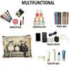 Printed Makeup Bag Cat Animal Zipper Pouch Cute Storage Bag