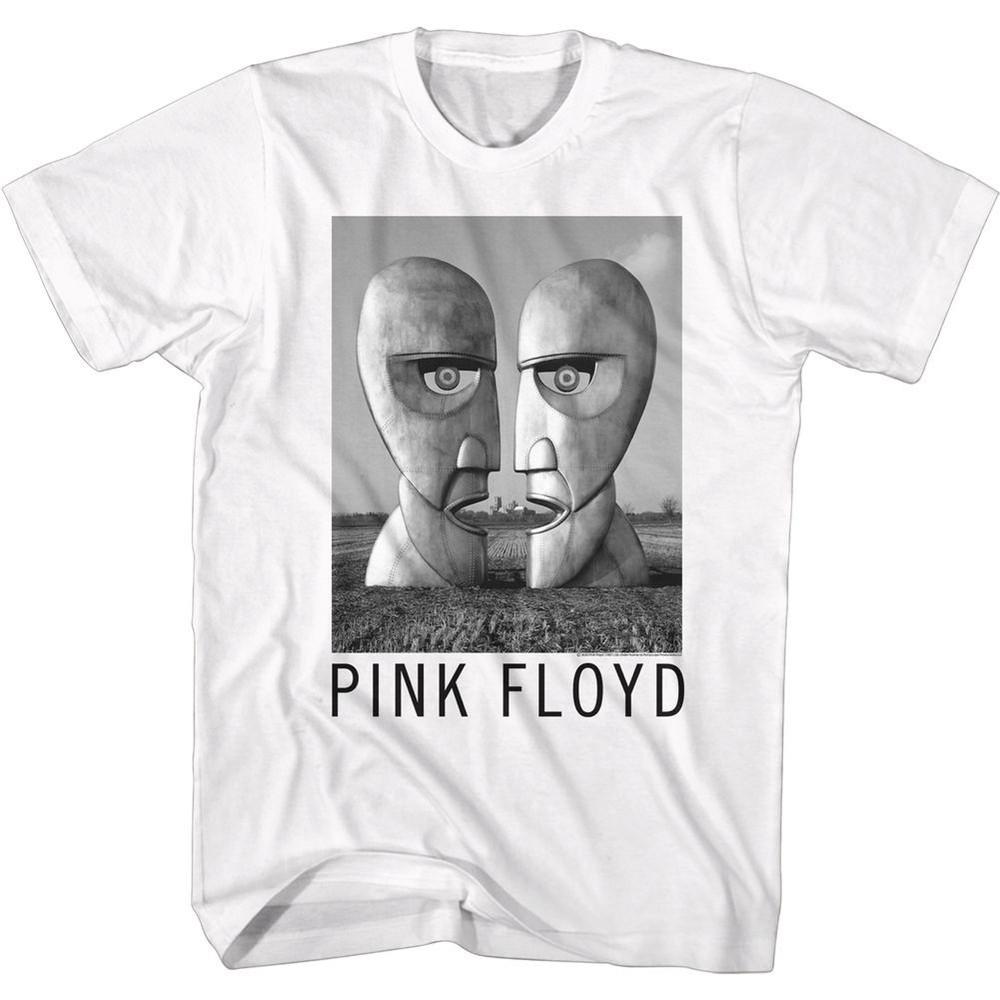 Pink Floyd The Division Metal Heads White Music Band T-shirt Tops Tees Men's Women's Unisex