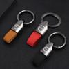 Wfkhp1 1Pc Premium Suede Leather Car Key Ring for Volvo XC40 XC60 XC90 S60 S90 V50 V70 V60 V40 S80 EX30 EX90 Metal Key Chain Auto Parts