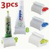 1/3pcs Toothpaste Squeezer Set - Dispenser for Toothpaste, Facial Cleanser and Cosmetics - Durable Bathroom Tool Bathroom