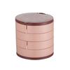 360 Degree Rotating Jewelry Holder Display Tray Jewelry Storage Box Multilayer Rotating Plastic Stand Earring Ring Box Cosmetics