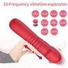 Telescopic Vibrating Wand for Women - Simulated Penis Masturbator