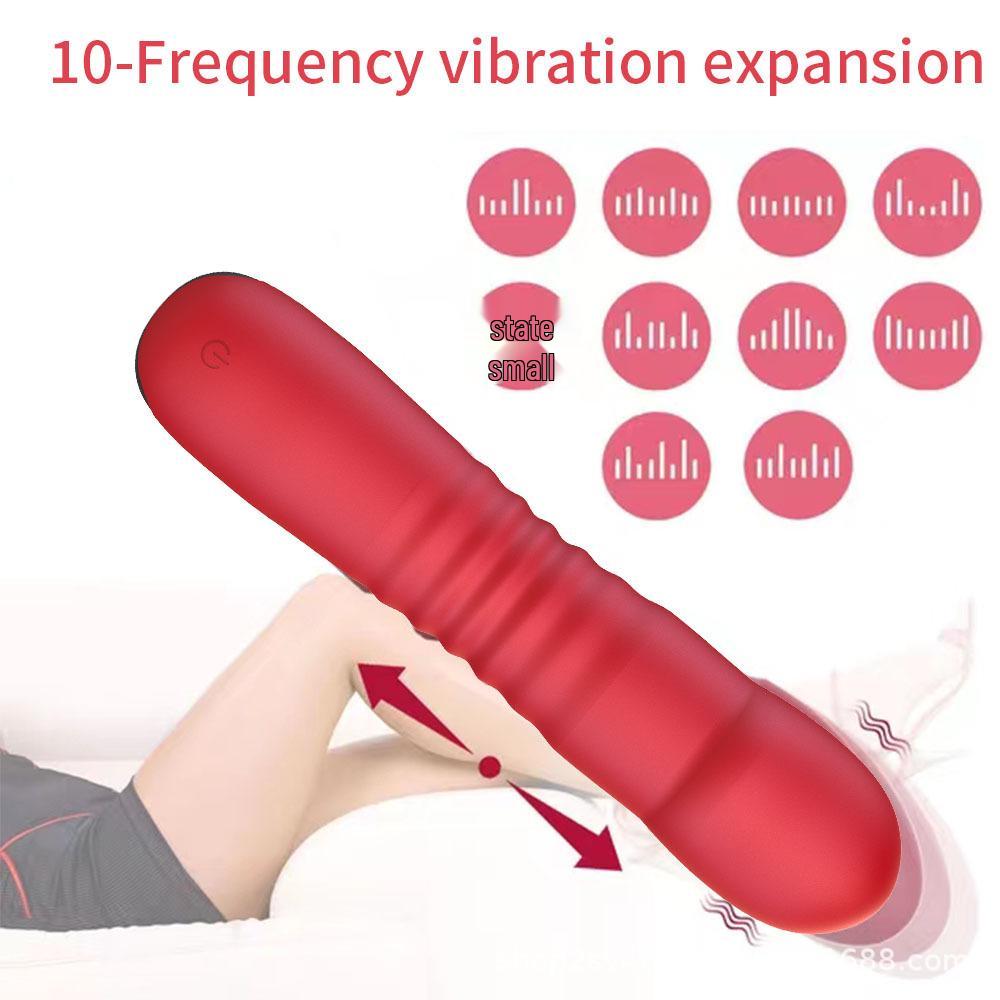 Telescopic Vibrating Wand for Women - Simulated Penis Masturbator