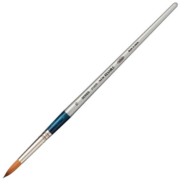 

Holbein Watercolor Brush Sable 3100R Round No. 10 203227