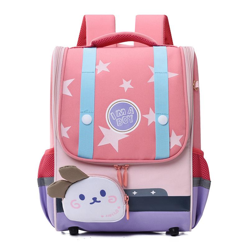 Cute Cartoon Style Preschool Backpack For Children With Breathable Oxford Fabric