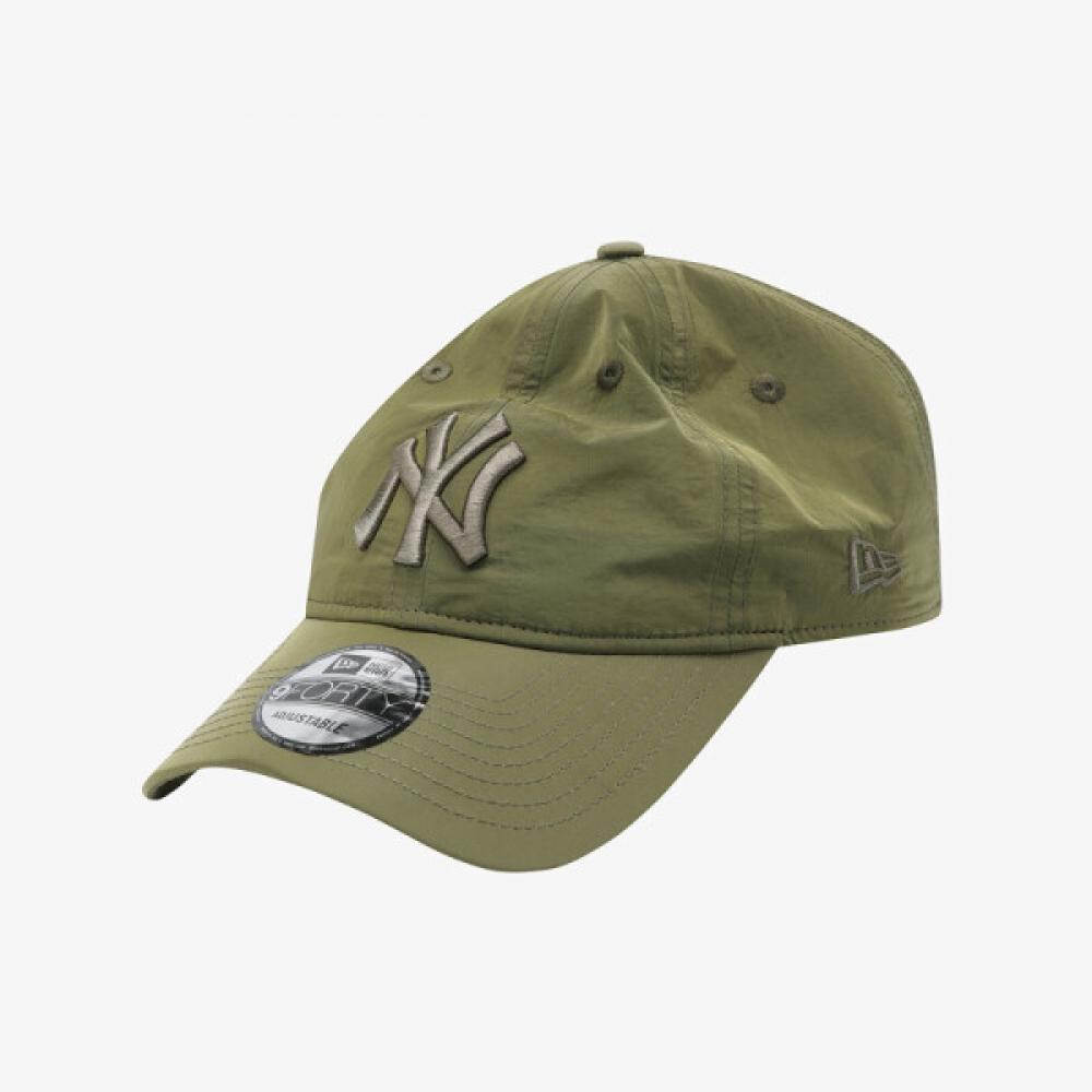 New Era Ny Yankees Nylon Metal Unstructured Baseball Cap Khaki