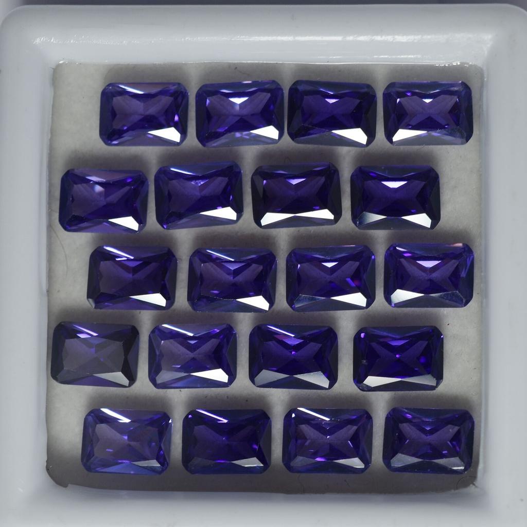 9 Pcs Natural Rare Tanzanite Purple Color Emerald CERTIFIED Best Loose Gemstone mmS-435946