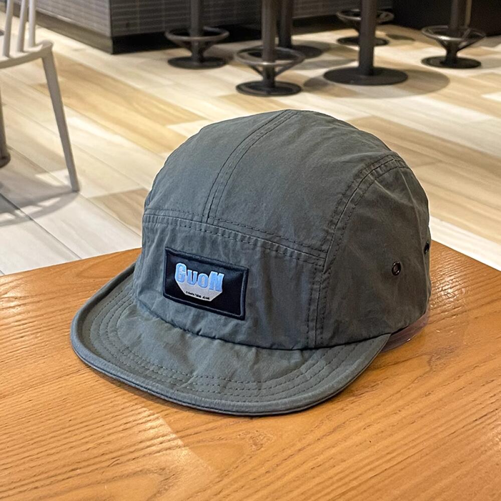 

5 Panel Short Brim Cap Vintage Classic Black Mesh Embroidery Letter for Men Women, Ideal for Outdoor Daily Casual Fashion Hat Adjustable армия зеленый