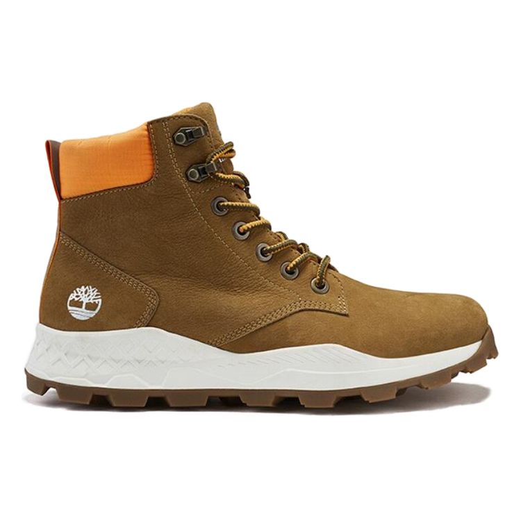 Timberland Brooklyn Series Comfortable Versatile Short Outdoor Boots Men Boots Wheat A2DSZ