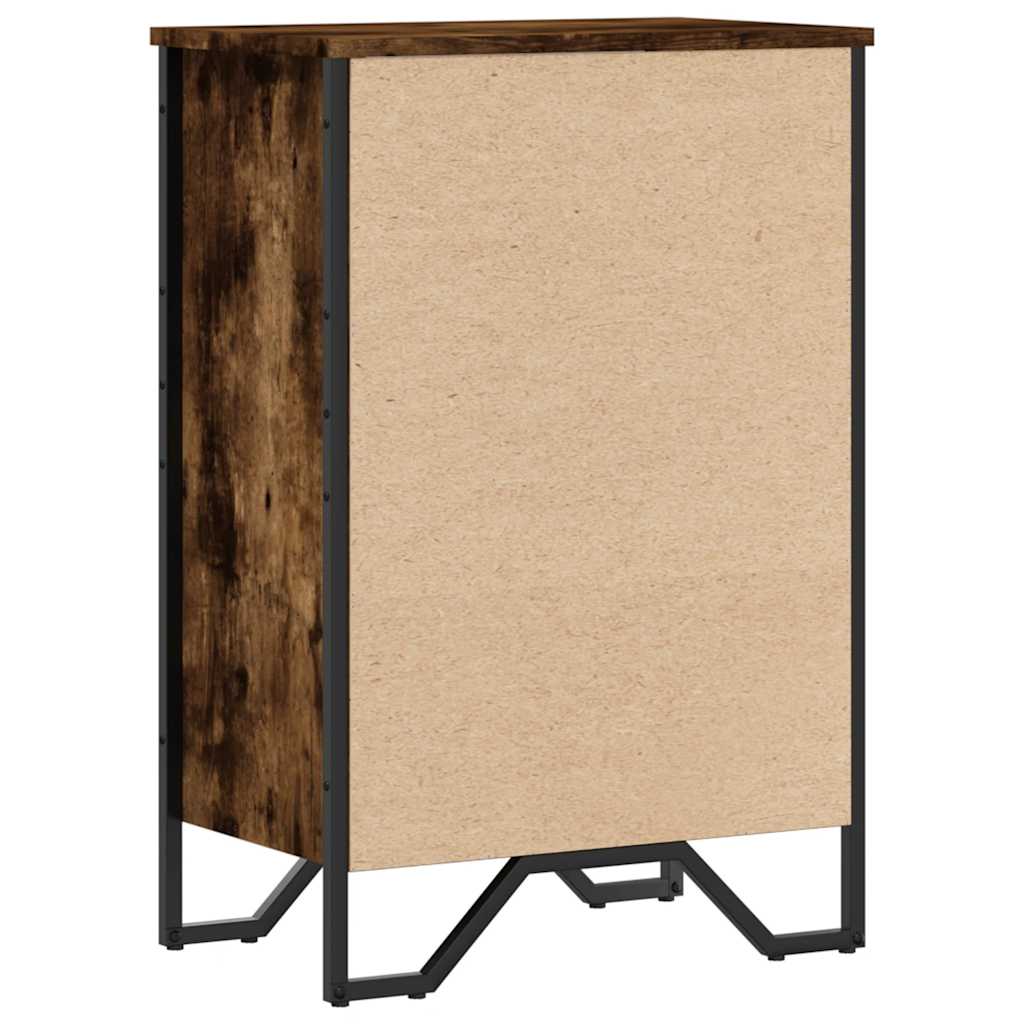 Bookshelf Smoked Oak 50 X 31 X 74.5 Cm Engineered Wood