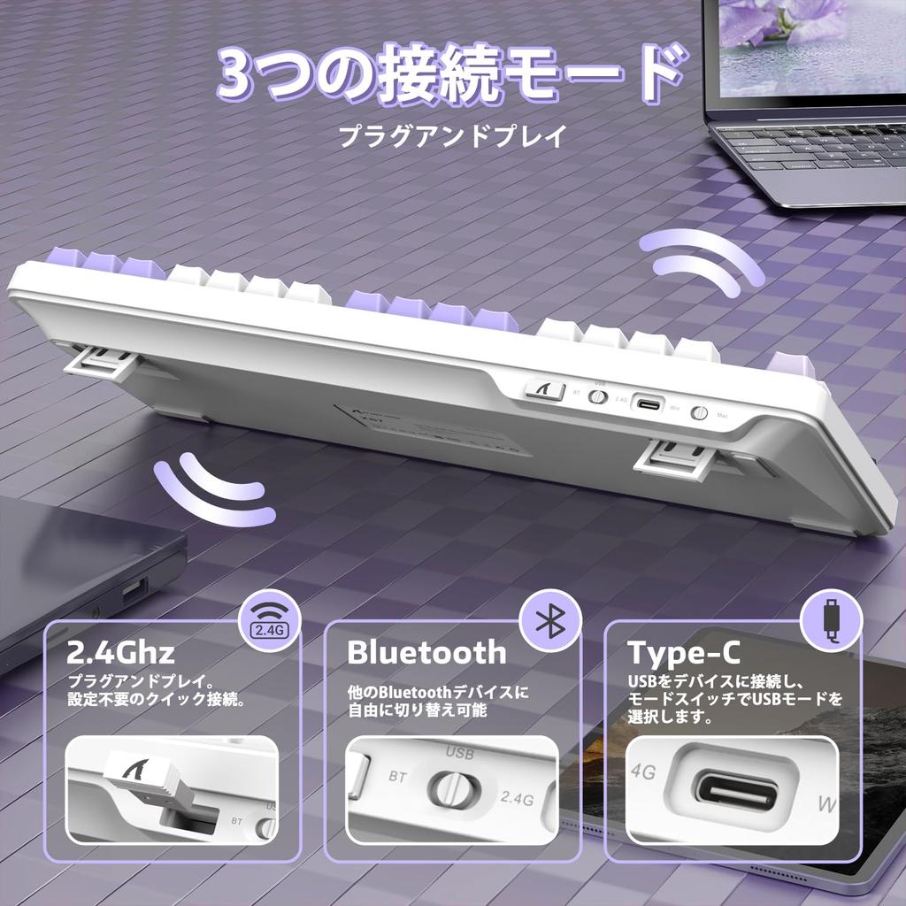 ATTACK SHARK Appropriate Compatible Purple acquisition 219-249332]