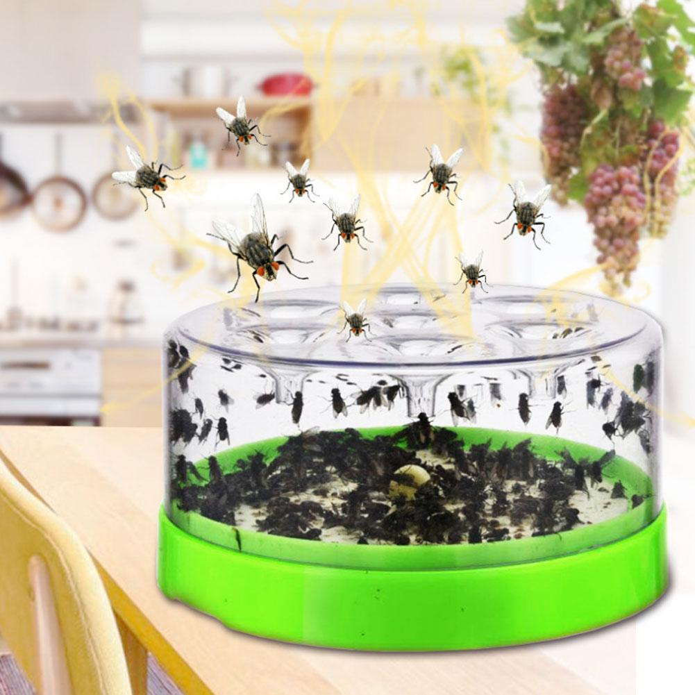 Light Fly Trap Home Pest Control Electric Bug Zapper UV Light Rotating Fly Catcher For Restaurant Kitchen Indoor Outdoor Safe