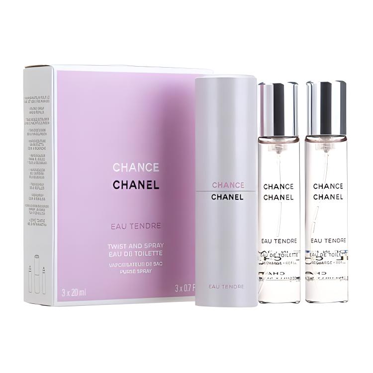 

CHANEL Chance Eau Tendre Twist And Spray Flacon Rechargeable – Eau De Toilette 20ml*3