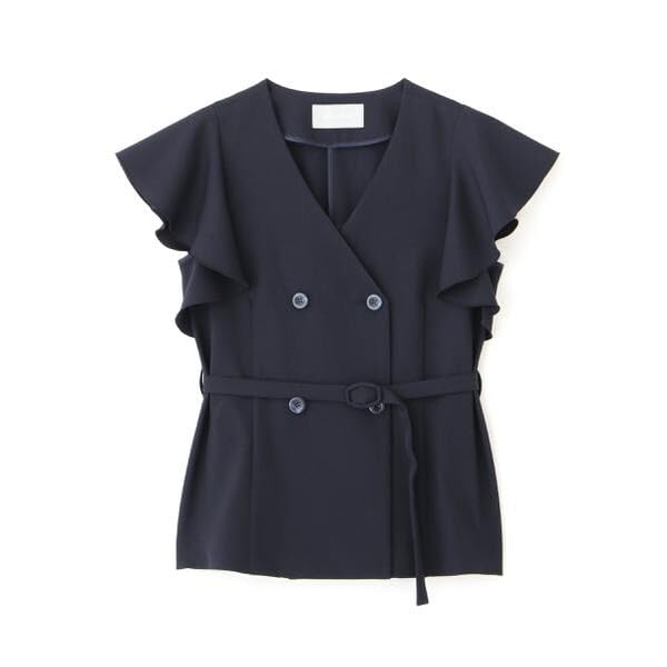 [JILL by JILL STUART] Ruffle Sleeve Gilet