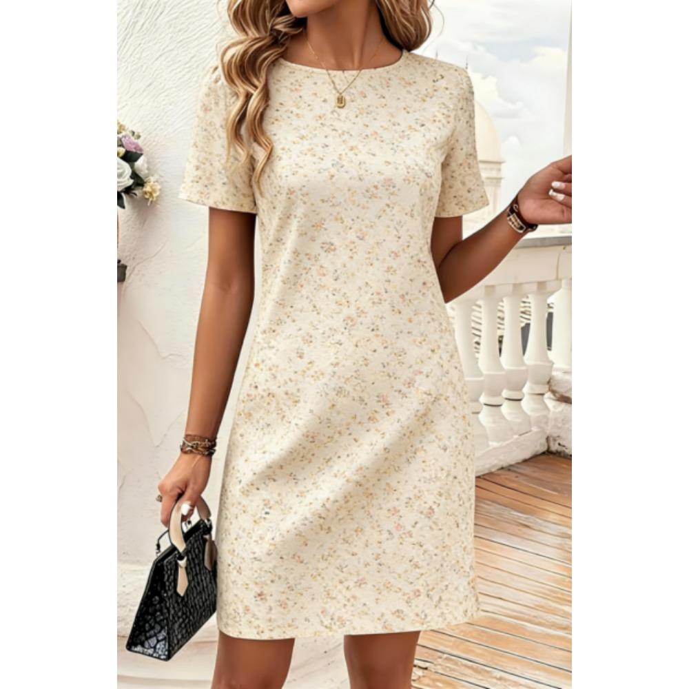 2026 New Style Women's Short-Sleeved Dress for Plus-Sized Women - Casual Leisure Style Dress
