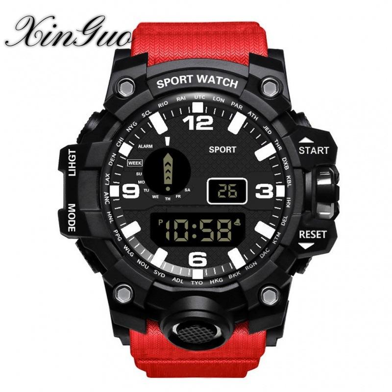Large Dial Waterproof Sports Electronic Watch Casual Junior High School and High School Male Student Electronic Watch