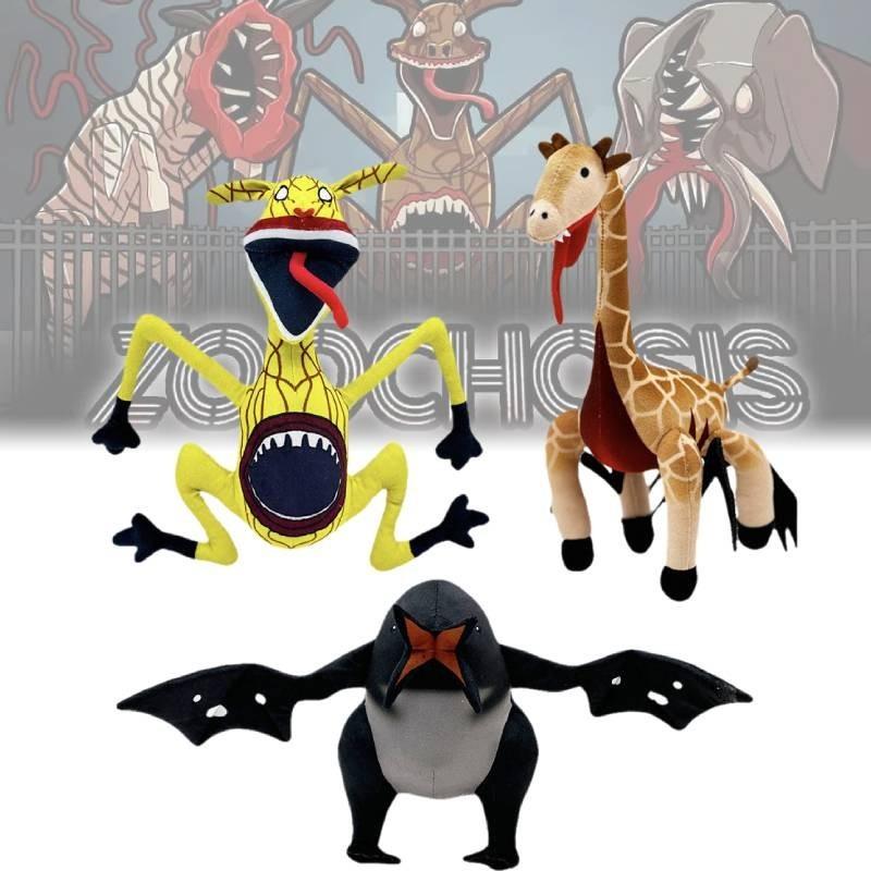 Adoráveis Bonecas de Pelúcia Zoochosis com Designs Únicos em Tecido de Pelúcia Curta Macia