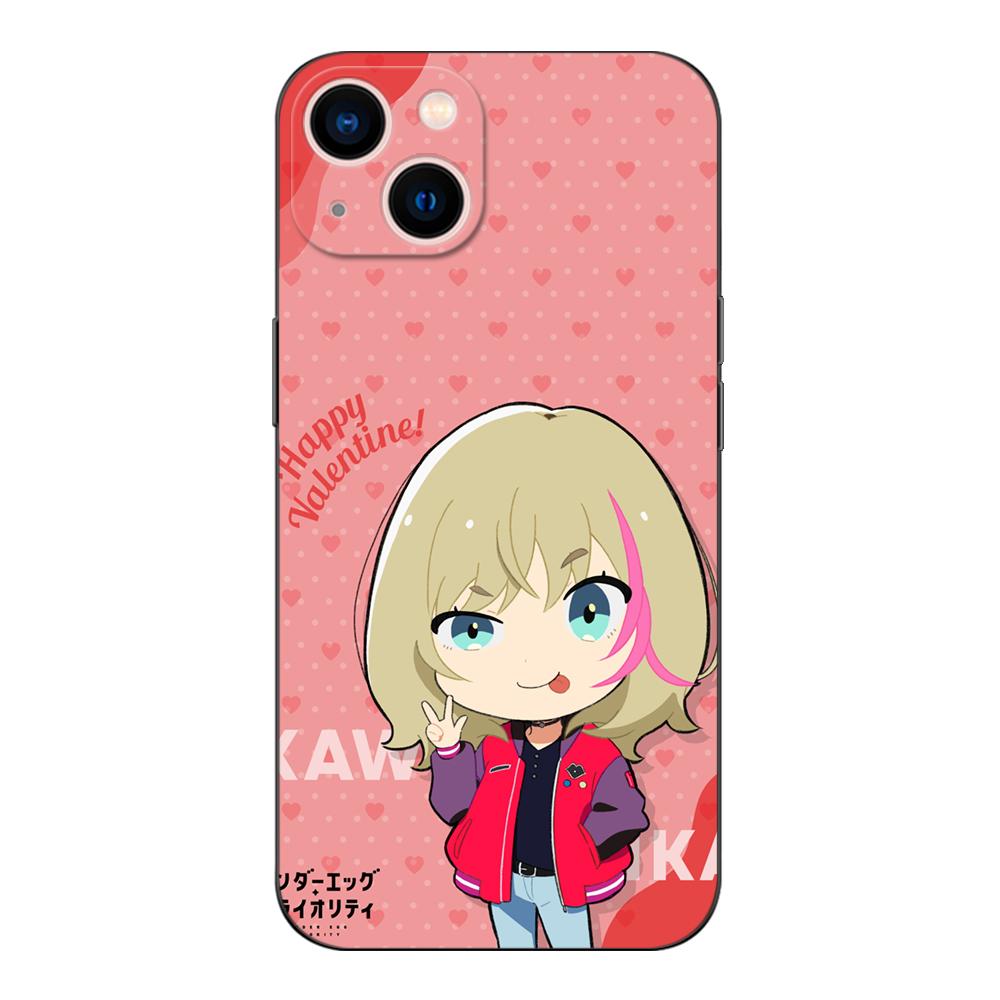 Black tpu Case For Samsung galaxy A6 A8 A9 2018 plus rika wonder egg kawai