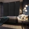 Sichtschutzfolie für Fenster, Verdunkelungsfolie, elektrostatische Fensterfolie, Anti-UV-Matteffektfolie für Büro, Zuhause, Badezimmer, Schlafzimmer, Küche(schwarz,44,3x200