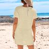 Women's Cover Up Edge Hollow Beach Cover Up Loose Dress