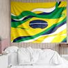 Brasilien Kunsttryk Trykt Vægtæppe, til Soveværelse, Stue, Kollegieværelse, Stor Vægdekoration, Stofdekoration Vifte Fødselsdagsgaver