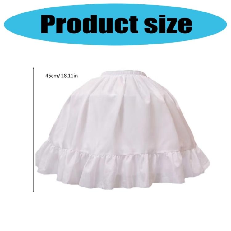 Flared Princess Petticoat Clip For Girls Wedding Easy On Off Underskirt Slip for Wedding Dress Evening Event Gowns