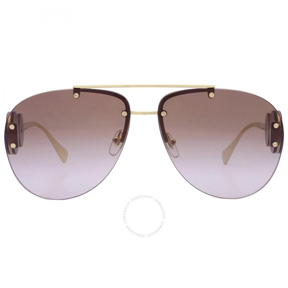 

Versace Grey Gradient Brown Oversized Ladies Sunglasses VE2250 148889 63
