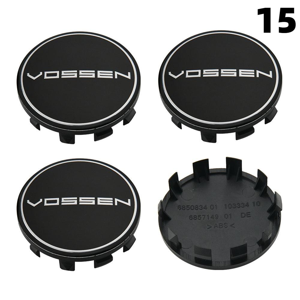 4PCS OD 56MM / ID 53MM Caps On Wheels OZ VOSSEN Emblem Wheel Center Cap Car Logo Wheel Cover Hub Caps Sport Rim Caps