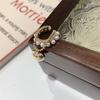 Süße & Würzig Quaste Herz Perle Nicht-Piercing Ohrklemme, Damen Elegante S925 Silber Ohrringe, Modeschmuck.