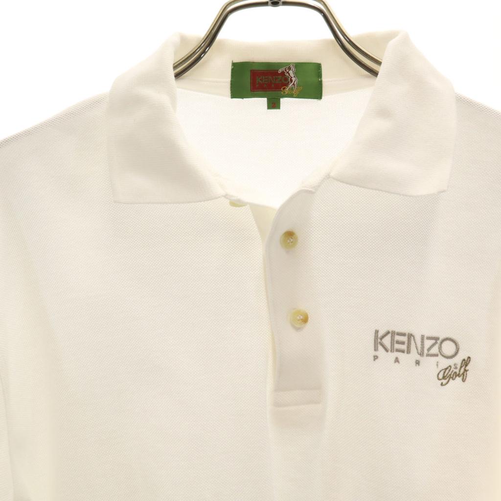 KENZO GOLF 90s Made In Japan Old Golf Long Sleeve Polo Shirt Men's Used