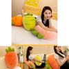 Soft Carrot Plush Toy Cartoon Vegetable Stuffed Pillow Creative Fluffy Doll Pink/orange/yellow/red 28/40/60/80cm