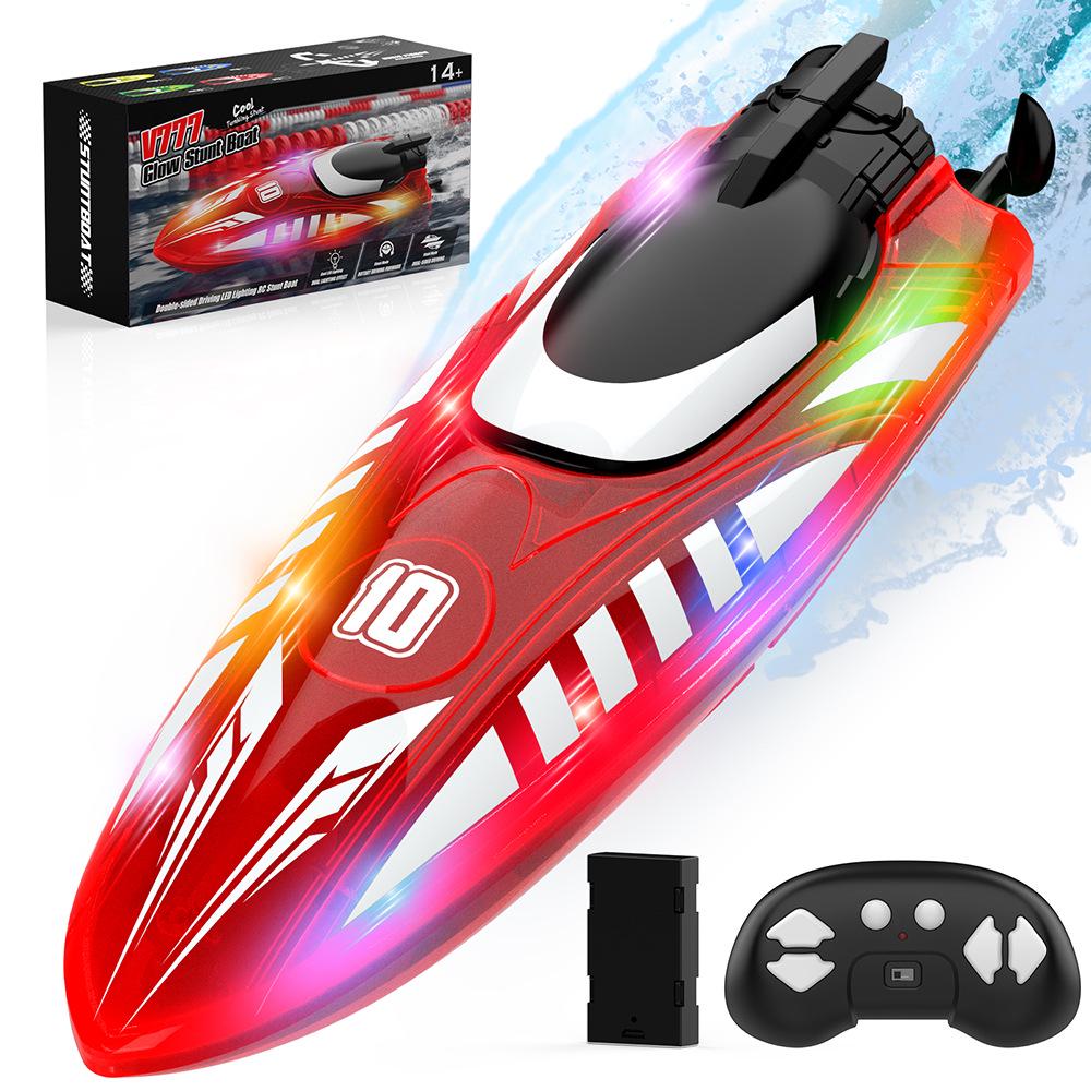 Customizable Smart Remote Control Speedboat for Kids - Popular Educational Outdoor Toy