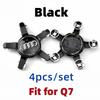 4 szt. Nakładka na środek koła samochodowego do Audi A3 A5 A6A4 A6L A7 A8 S3 S4 Q5 Q5L Q7 Q3 8R0601165 4L0601165D 4F0601165N