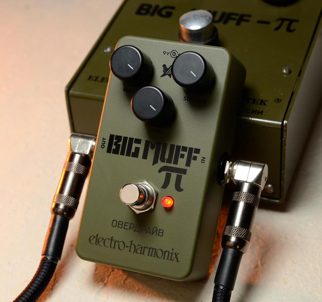 Ruský Big Muff distortion Big Muff electro-harmonix/Green Distortion/Sustainer