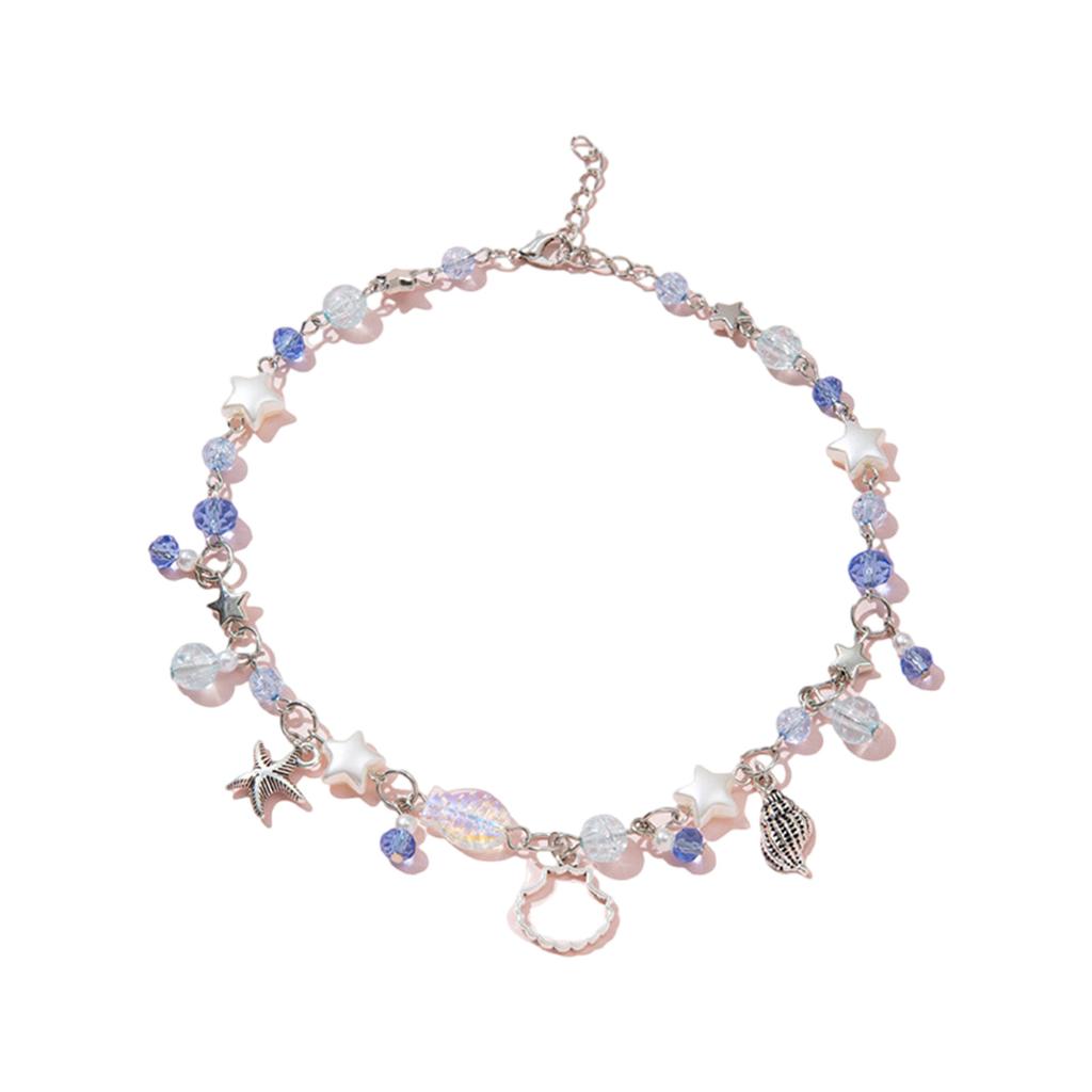 Elegant Beaded Necklace/Bracelet Handmade New Chinese Style Crystal Bead Jewelry for Ladies Fashionable Accessories