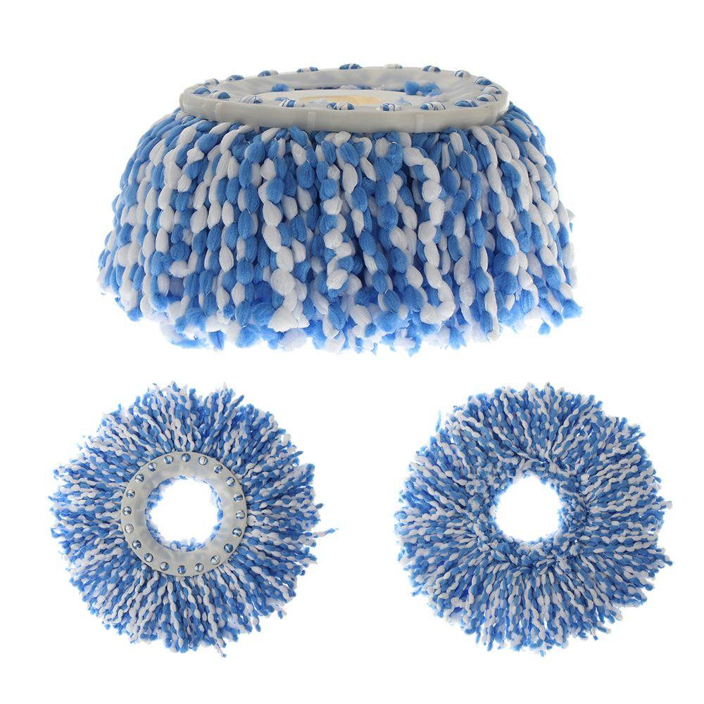 360° Rotating Household Kitchen Supplies Magic Replacement Mop Head Cleaning Pad Microfiber Floor Mop Head