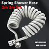 2m 3m 5m Spring Shower Hose Meters Water Plumbing Hose Plastic Bathroom Water Toilet Bidet Sprayer Telephone Line Soft Hoses+