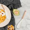Japanese   Wooden Handle Silicone Shovel Spoon Multifunctional Food Supplement Shovel