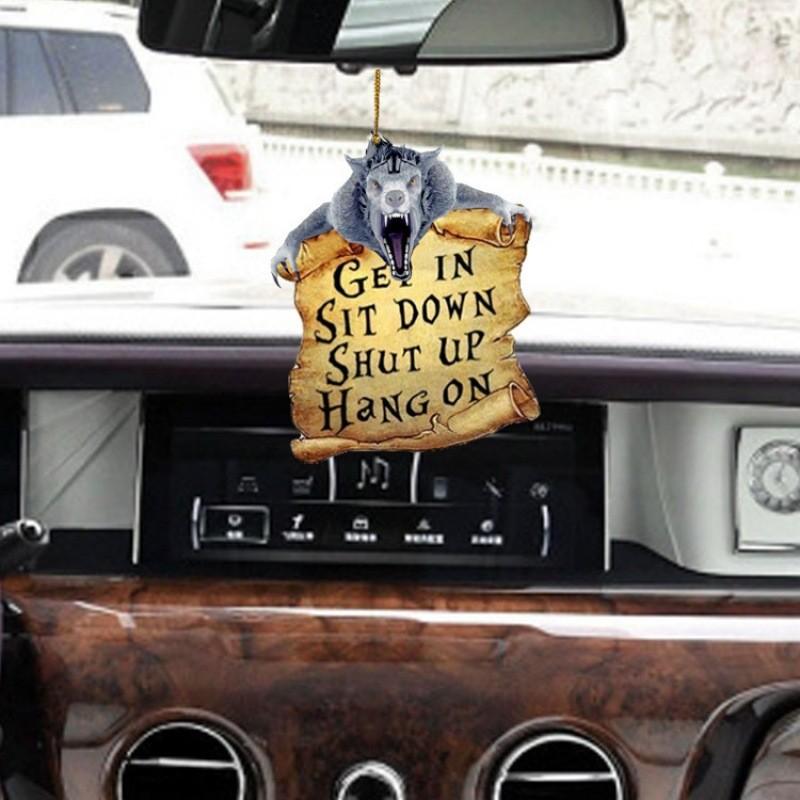 Animal Vibrant Acrylic Hang Decoration Fun Car Ornament And Stylish Home Accent