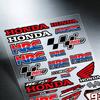 FOR HONDA HRC H WING Reflective motorcycle stickers, 3M safety warning at night in the dark scooter helmets TP6