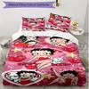 3pcs Duvet Cover Set (1*Duvet Cover + 2*Pillowcase, Without Core), Sexy Doll Print Soft All‑Season Bedding Set, Home Bedroom Decor Gift