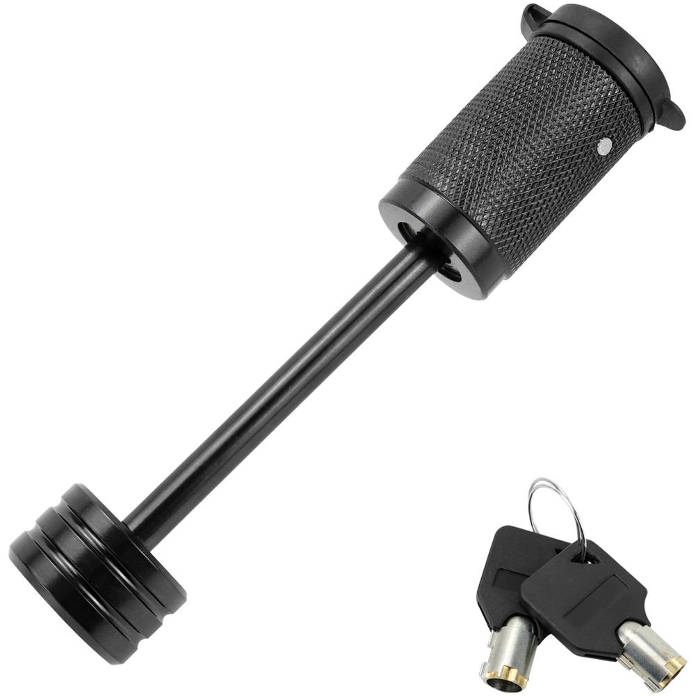 Zinc Alloy Steel Trailer Hitch Coupler Lock Pin 1/4  Small Trailer Anti-Theft Trailer Hitch Connector Hitch Locks  RV Accessorie